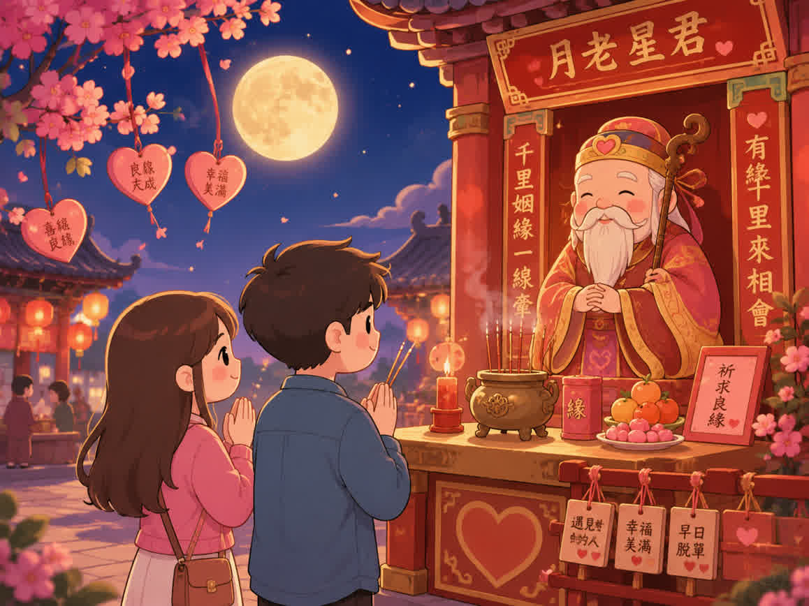 中秋送禮習俗:拜月老