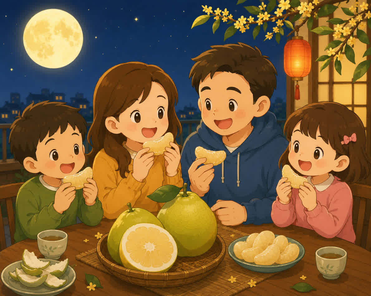 中秋送禮習俗:吃柚子